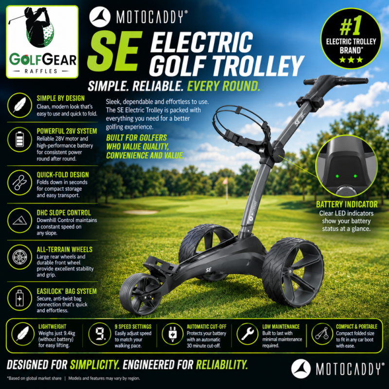 MOTOCADDY SE ELECTRIC TROLLEY