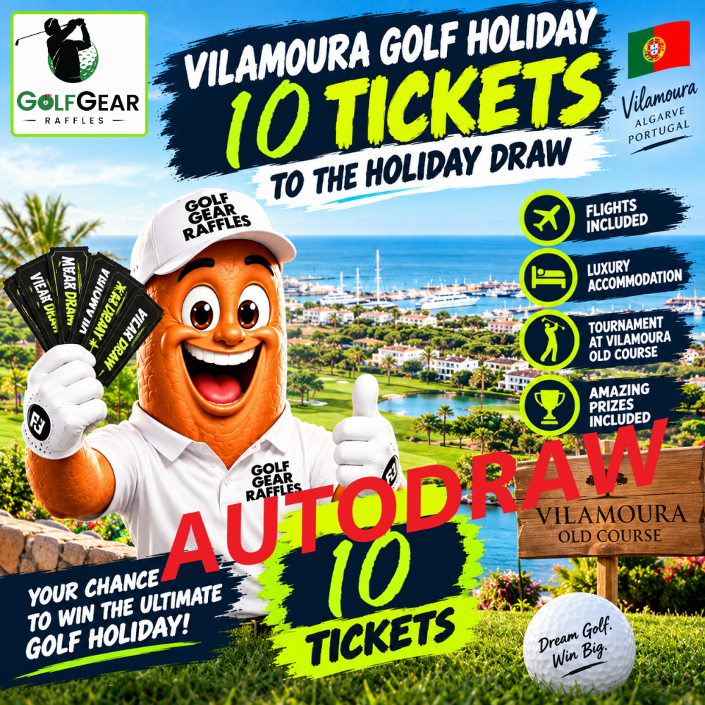 10 TICKETS FOR VILAMOURA OLD COURSE TOURNAMENT HOLIDAY DRAW