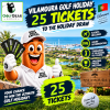 25 TICKETS FOR VILAMOURA OLD COURSE TOURNAMENT HOLIDAY DRAW