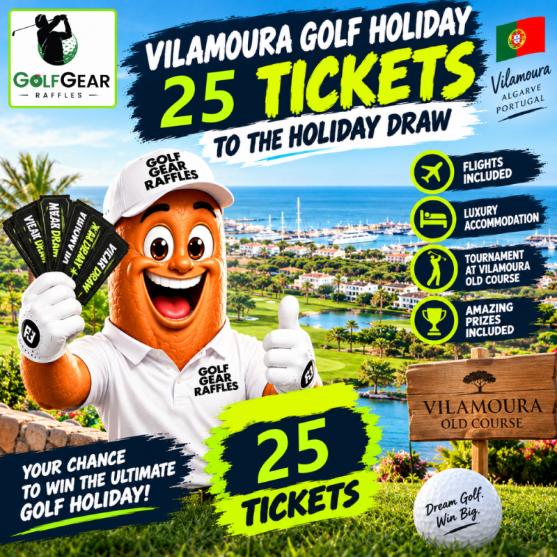 25 TICKETS FOR VILAMOURA OLD COURSE TOURNAMENT HOLIDAY DRAW