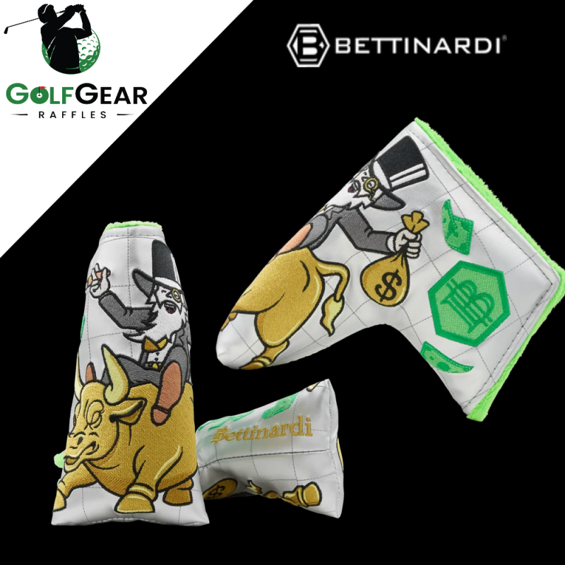 Wall Street Bull Market Wizard Blade Putter Headcover